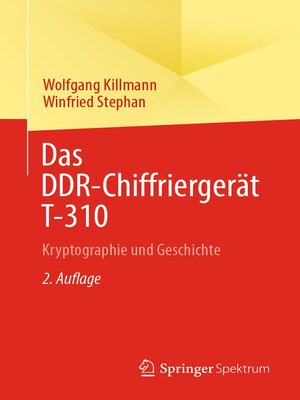cover image of Das DDR-Chiffriergerät T-310